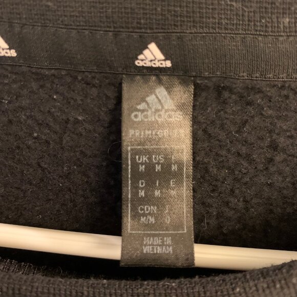 Adidas long Sleeve black sweater Mens size Medium - Picture 3 of 5